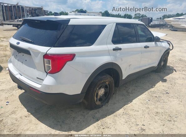 1FM5K8AB8RGA85670 2024 FORD POLICE INTERCEPTOR White Задня права чверть