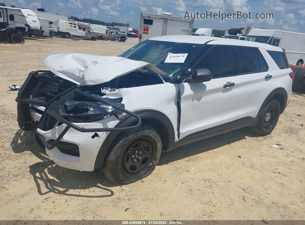 1FM5K8AB8RGA85670 2024 FORD POLICE INTERCEPTOR White Передня ліва чверть