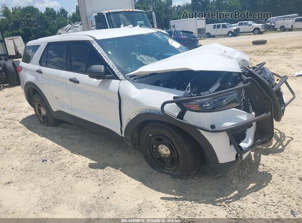 1FM5K8AB8RGA85670 2024 FORD POLICE INTERCEPTOR White Передня права чверть
