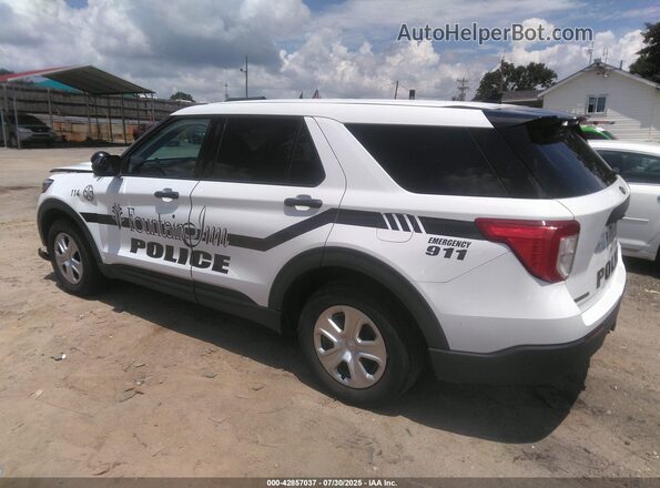 1FM5K8AB9LGC64050 2020 FORD POLICE INTERCEPTOR White Trasero izquierdo