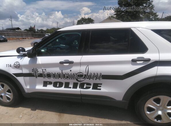 1FM5K8AB9LGC64050 2020 FORD POLICE INTERCEPTOR White Vista interior de 360 grados