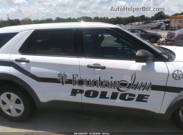 1FM5K8AB9LGC64050 2020 FORD POLICE INTERCEPTOR White Vista interior trasera