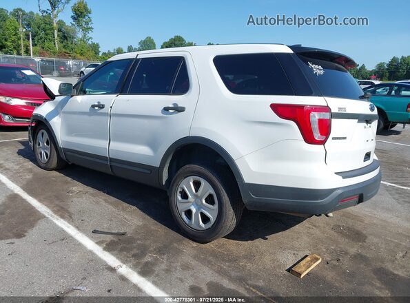 1FM5K8AR1KGA32067 2019 FORD EXPLORER White Trasero izquierdo