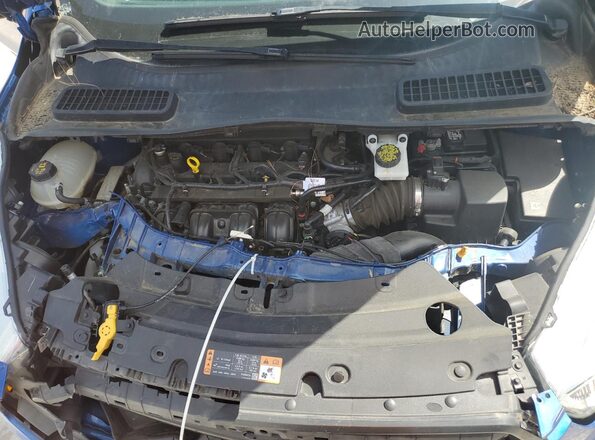 1FMCU0F7XHUC60055 2017 FORD ESCAPE Синий Вид подкапотного пространства