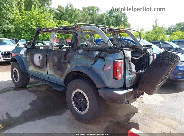1FMEE5DP1MLB08168 2021 FORD BRONCO Light Blue Trasero izquierdo