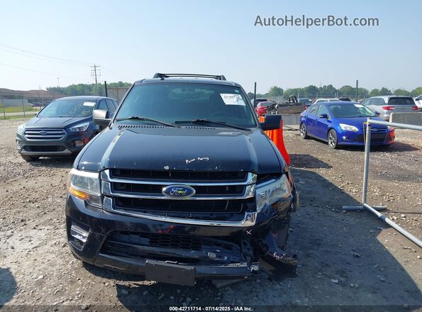 1FMJK1JT3GEF25849 2016 FORD EXPEDITION EL Black ხელსაწყოთა პანელის ხედი