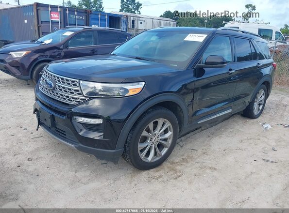 1FMSK7FHXMGB51333 2021 FORD FORD EXPLORER Черный Передняя левая четверть
