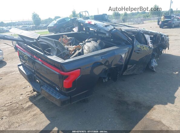1FT6W1EVXNWG00600 2022 FORD F-150 LIGHTNING Blue Rear right