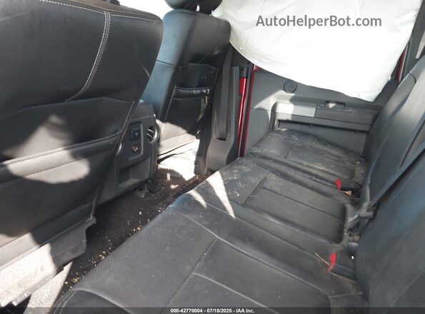 1FT7W2B64GEB58817 2016 FORD F250 Red VIN კოდის სტიკერის ხედი