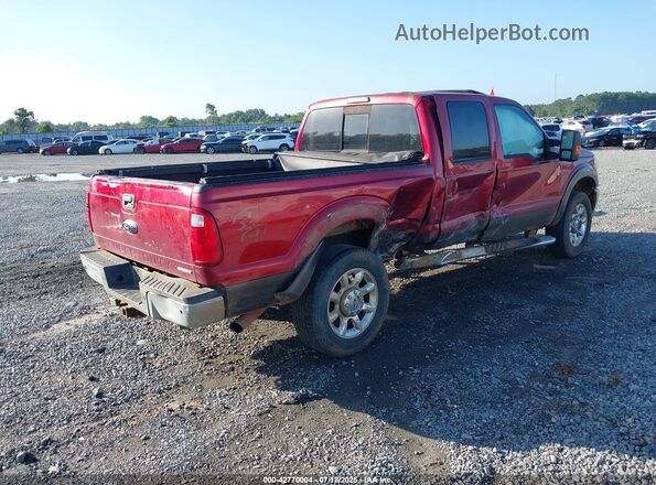 1FT7W2B64GEB58817 2016 FORD F250 Red უკანა მარჯვენა