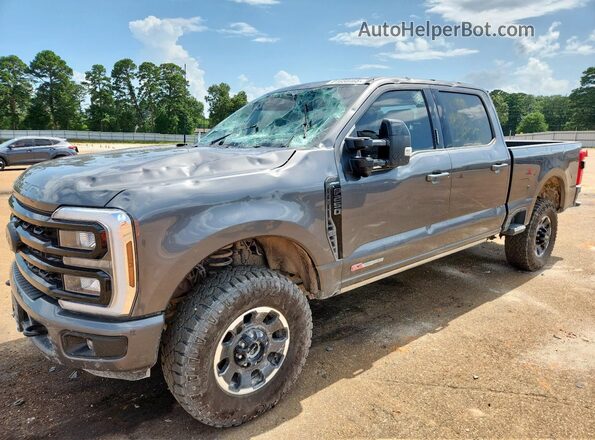 1FT8W2BM3REF93107 2024 FORD F250 Gray Առջևի ձախ երեք քառորդ տեսարան