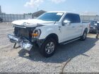 2023 Ford F-150 Lariat White vin: 1FTEW1C56PFC07419
