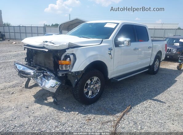 1FTEW1C56PFC07419 2023 FORD F150 White Przód lewy