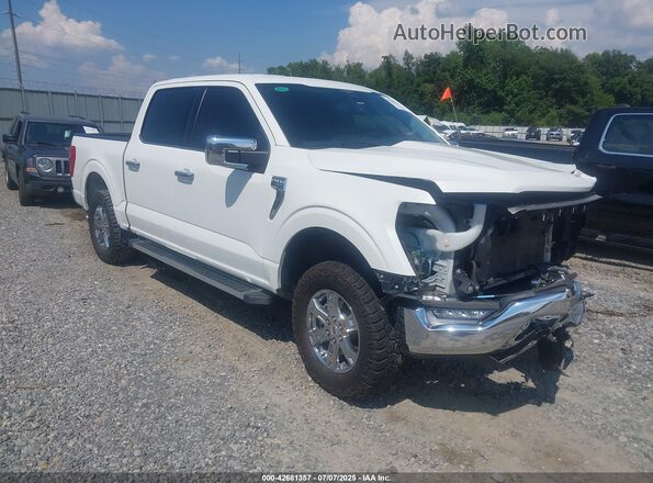 1FTEW1C56PFC07419 2023 FORD F150 White Przód prawy