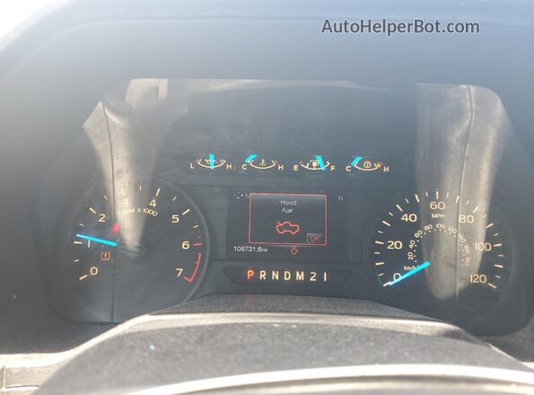 1FTMF1CP0GKD41301 2016 FORD F150 Белый Вид щитка приборов