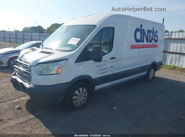 1FTYE2CM7GKA53825 2016 FORD TRANSIT Белый Передняя левая четверть