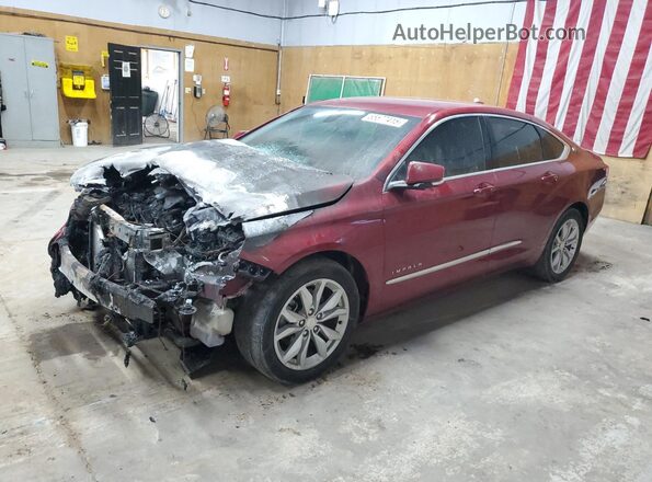 1G11Z5S32LU115798 2020 CHEVROLET IMPALA Burgundy წინა მარცხენა ხედი სამი მეოთხედიდან