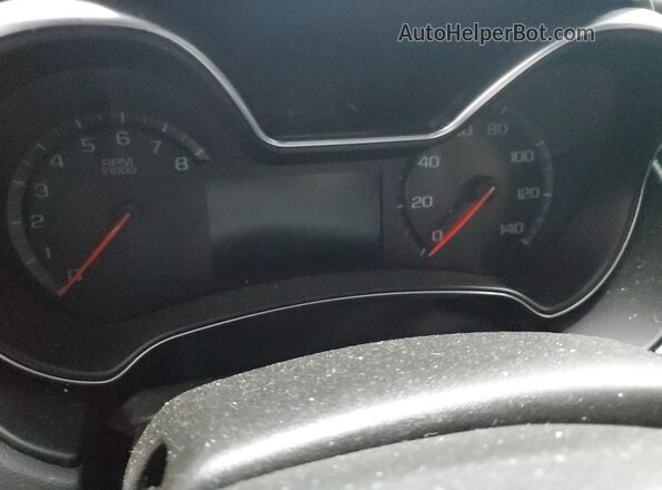 1G11Z5S32LU115798 2020 CHEVROLET IMPALA Burgundy ხელსაწყოთა პანელის ხედი
