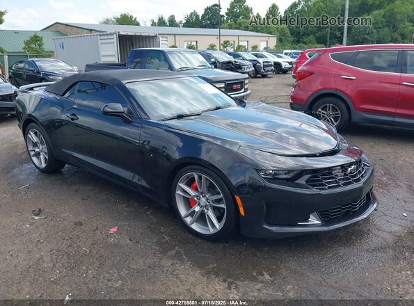 1G1FD3DS2M0141114 2021 CHEVROLET CAMARO Черный Передняя правая четверть