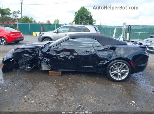 1G1FD3DS2M0141114 2021 CHEVROLET CAMARO Черный Вид спереди