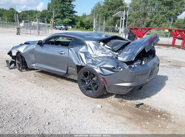 1G1FF1R78M0123994 2021 CHEVROLET CAMARO Gray Rear left
