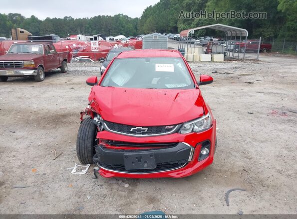 1G1JF6SB5L4110309 2020 CHEVROLET SONIC Красный Вид щитка приборов