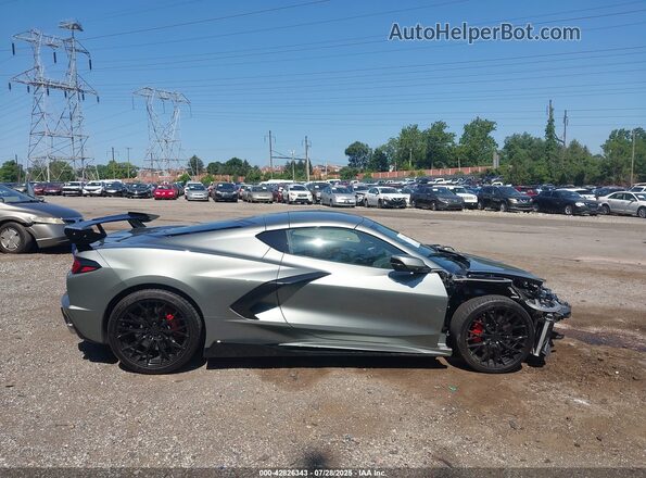 1G1YB2D49N5122137 2022 CHEVROLET CORVETTE Gray უკანა სალონის ხედი