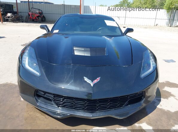 1G1YH2D70H5111704 2017 CHEVROLET CORVETTE Черный Вид спереди