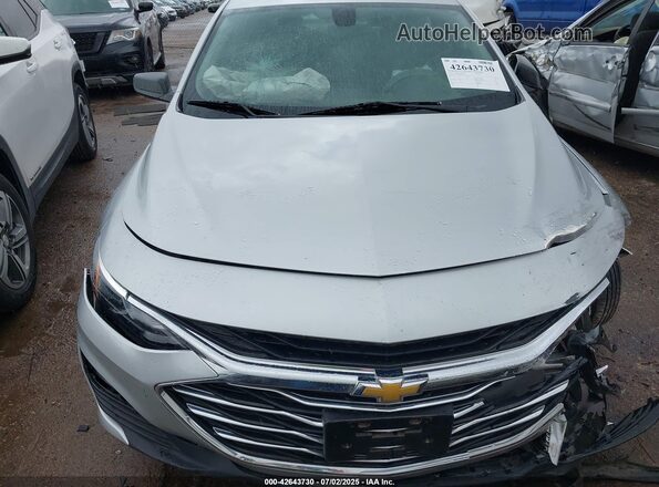 1G1ZC5ST0MF038195 2021 CHEVROLET MALIBU Silver Instrument cluster view