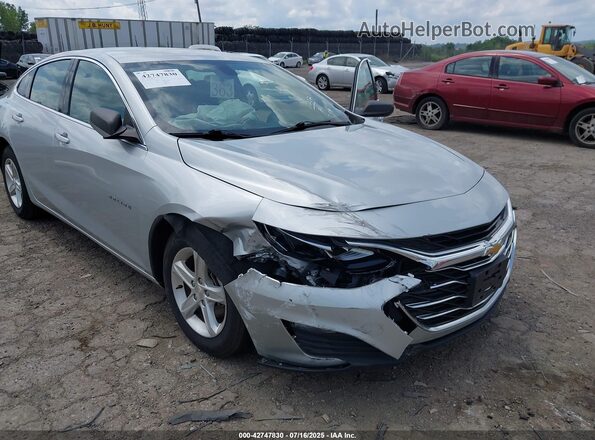 1G1ZC5ST7MF013777 2021 CHEVROLET MALIBU Серебряный Вид спереди