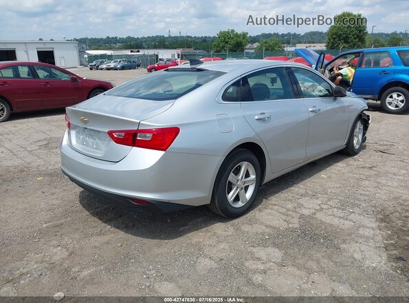 1G1ZC5ST7MF013777 2021 CHEVROLET MALIBU Серебряный Задняя правая четверть