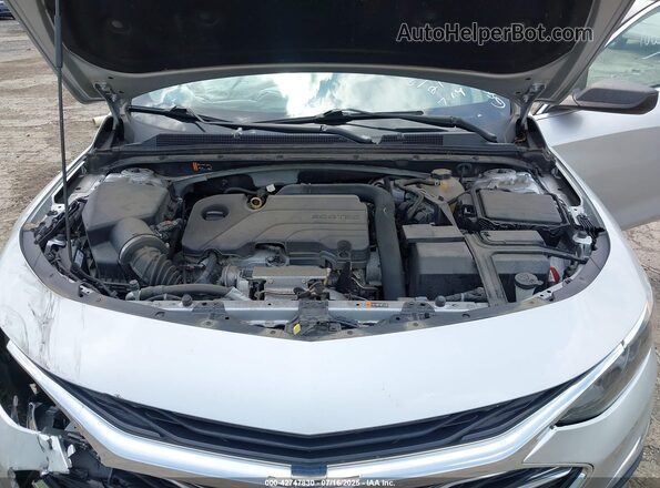 1G1ZC5ST7MF013777 2021 CHEVROLET MALIBU Серебряный Вид сзади