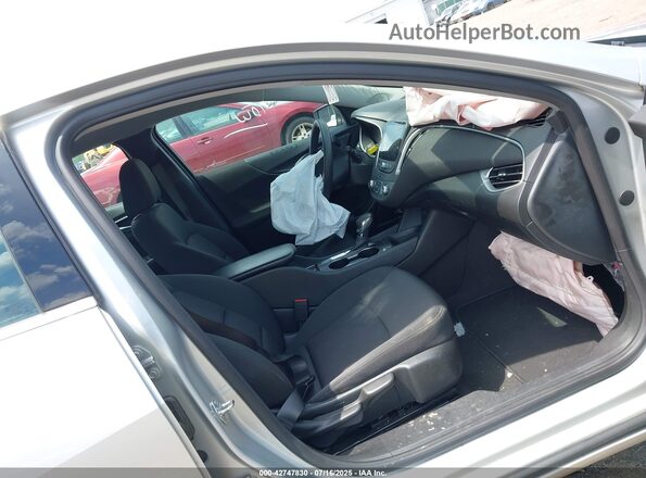 1G1ZC5ST7MF013777 2021 CHEVROLET MALIBU Серебряный Вид салона спереди