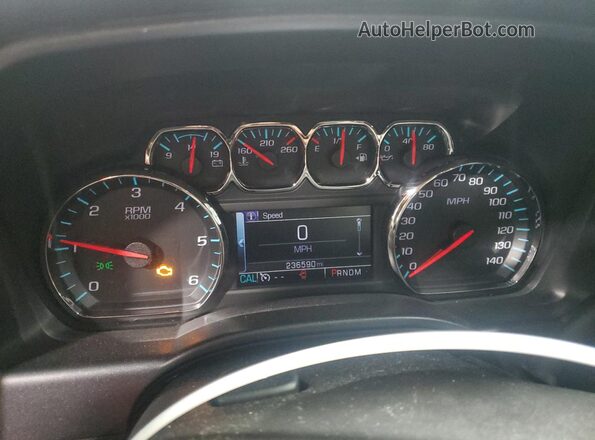 1GCVKREC1GZ330727 2016 CHEVROLET 1500 Burgundy Instrument cluster view