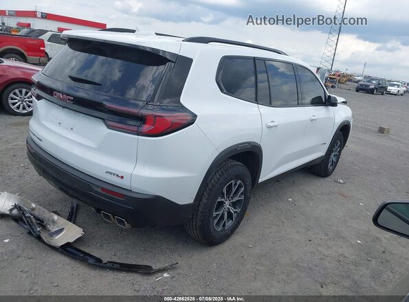 1GKENPKS2RJ181855 2024 GMC ACADIA Белый Задняя правая четверть