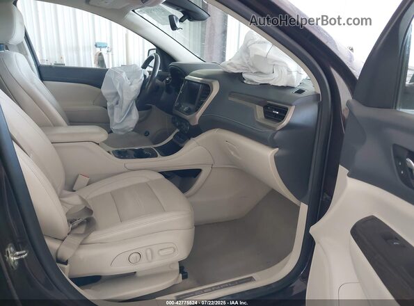 1GKKNXLS5MZ104490 2021 GMC ACADIA Red Widok wnętrza z przodu