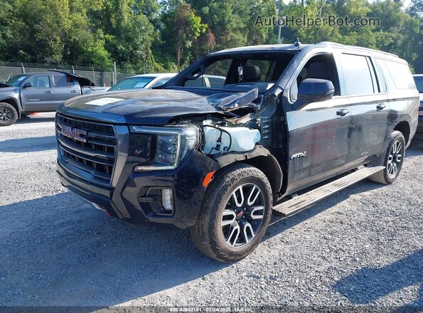 1GKS2HKD2PR249346 2023 GMC YUKON Черный Передняя левая четверть