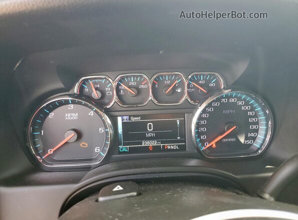 1GNLCDEC9LR265375 2020 CHEVROLET TAHOE Белый Вид щитка приборов