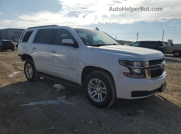 1GNSCBKC4LR292052 2020 CHEVROLET TAHOE White წინა მარჯვენა