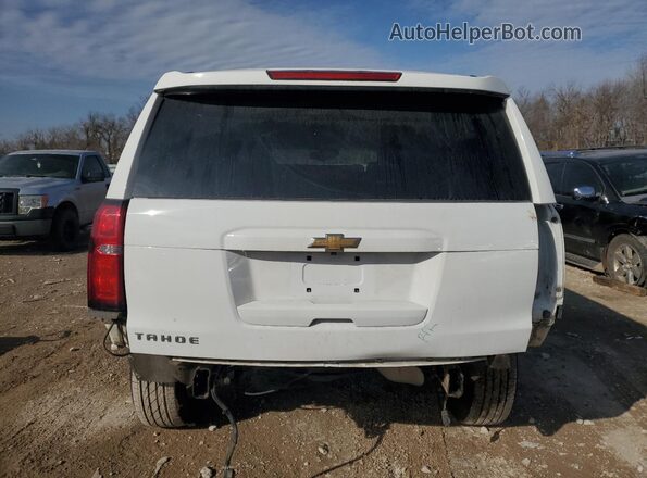1GNSCBKC4LR292052 2020 CHEVROLET TAHOE White უკანა ხედი