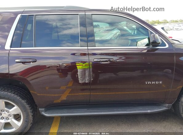 1GNSCBKC8LR186011 2020 CHEVROLET TAHOE Burgundy Панорамний вид салону 360°