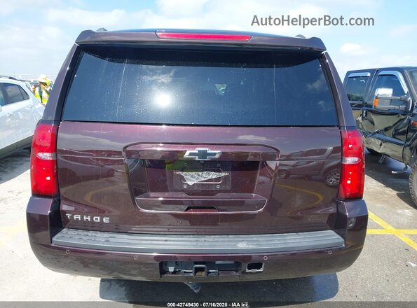 1GNSCBKC8LR186011 2020 CHEVROLET TAHOE Burgundy 