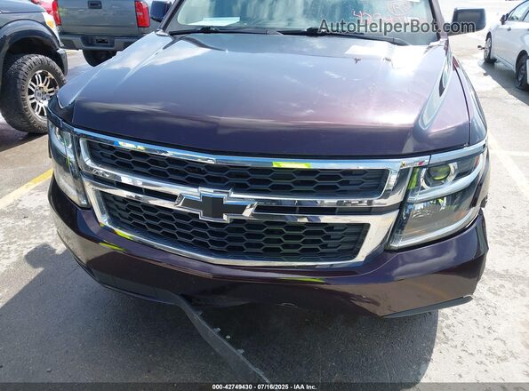 1GNSCBKC8LR186011 2020 CHEVROLET TAHOE Burgundy Вид спереду