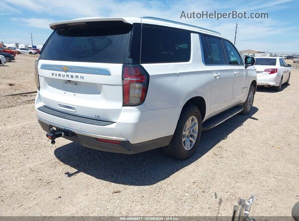 1GNSKCKD2MR144193 2021 CHEVROLET SUBURBAN Белый Задняя правая четверть