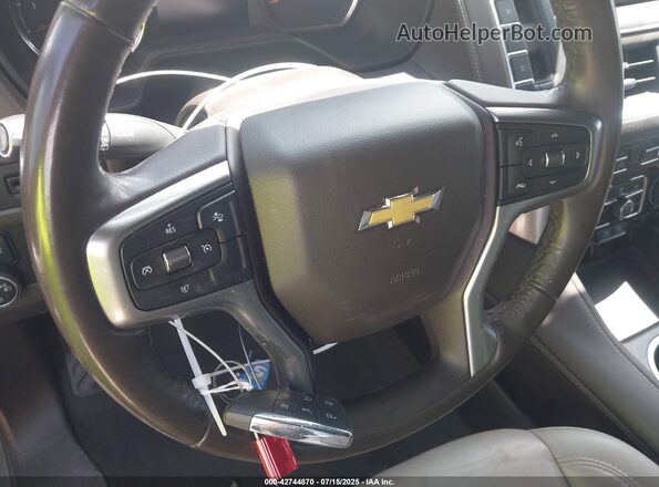 1GNSKCKD8MR409182 2021 CHEVROLET SUBURBAN Gray წინა პანელის ხედი