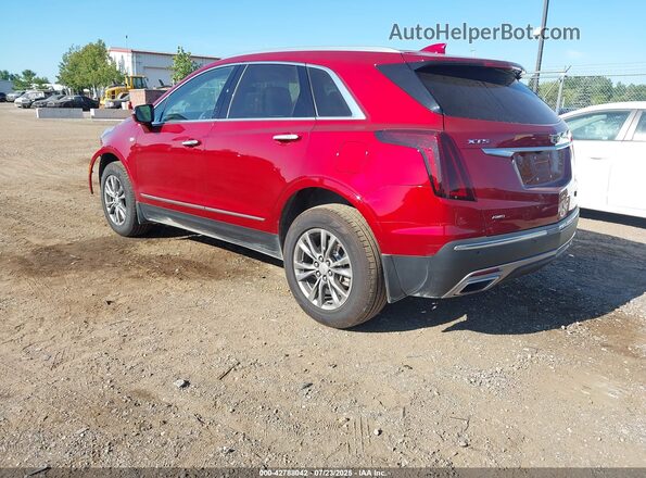 1GYKNDR41MZ122028 2021 CADILLAC XT5 Красный Задняя левая четверть