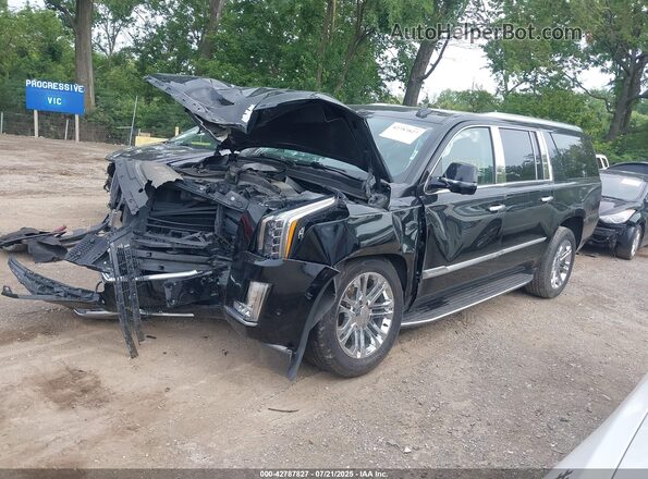 1GYS4GKJ9LR250360 2020 CADILLAC ESCALADE Черный Передняя левая четверть