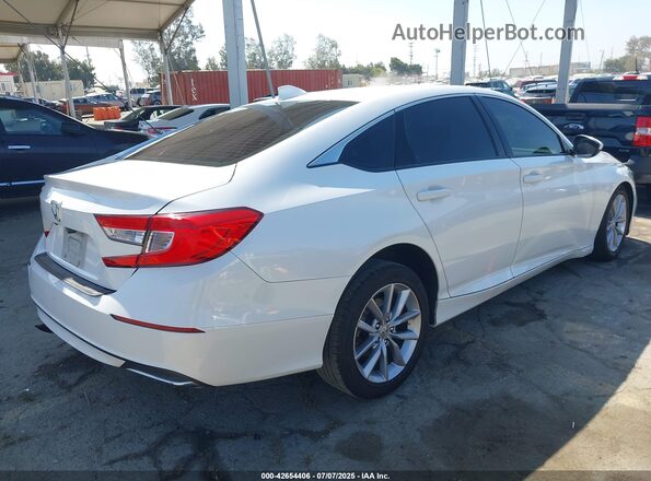 1HGCV1F13MA008955 2021 HONDA ACCORD White Задня права чверть