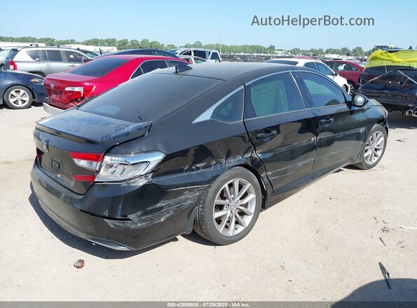 1HGCV1F16MA071385 2021 HONDA ACCORD Черный Задняя правая четверть