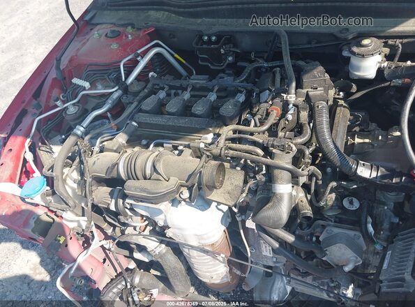 1HGCV1F3XMA082374 2021 HONDA ACCORD Red Vista trasera